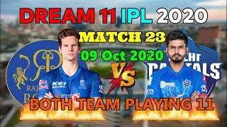 RR VS DC | MATCH 23 | Both Teams Playing xi