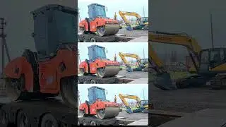 Extreme roller loading onto a lowboy #specialequipment
