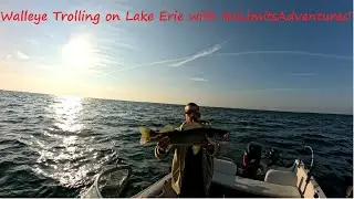 Walleye Trolling on Lake Erie out of Geneva with NoLimitsAdventures!