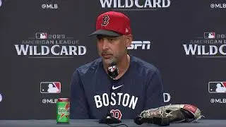 Alex Cora Speaks with Media Ahead of Game 3 of the 2025 Wild Card Series