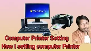Computer printer setting simple way(hindi,bengali or english language)