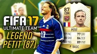 EMMANUEL PETIT (87) *NEW LEGEND* PLAYER REVIEW! FIFA 17 ULTIMATE TEAM