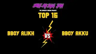 BBOY ALIKH VS BBOY AKKU at the BREAKING JAM event of TDDP&rsquo;s Afterschool of HipHop