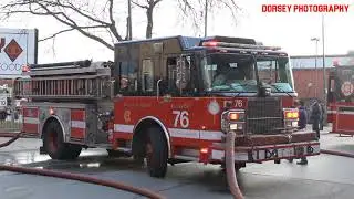 5-11 Alarm/Hazmat Level 1 Commercial Fire Part 1 [Hermosa, Chicago, IL]