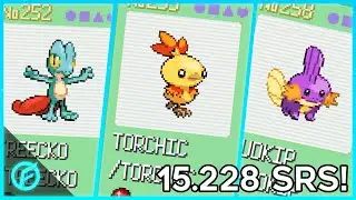LIVE SHINY HOENN STARTERS! - 15228 Total SRs in Pokemon Ruby & Sapphire