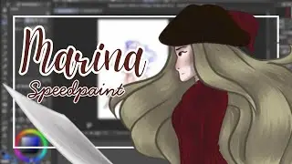The Rise of Marina Langley 🪸⚓️ Book Cover Design and Speedpaint