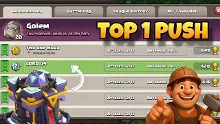 From Rank 100 to TOP 1 IN GOLEM LEAGUE -The ULTIMATE PUSH! 💪