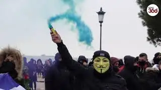 Greek anti-lockdown protesters scuffle with police- News 360 Tv