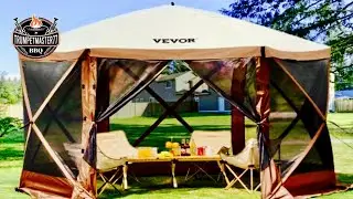 VEVOR Camping Gazebo: Perfect for Family Gatherings and BBQs!