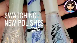 Swatching My New Sally Hansen Insta-Dri Polishes