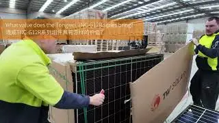 Tongwei TNC-G12R 48 bifacial modules successfully arrived in Victoria, Australia