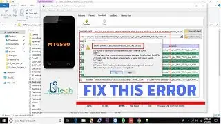 SP FLASH TOOL ERROR FIX : BROM ERROR : S_BROM_DOWNLOAD_DA_FAIL (Ox7D4)