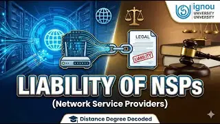 Liability of Network Service Providers (NSPs) | IGNOU MCS-215 Important Topic | Cyber Laws