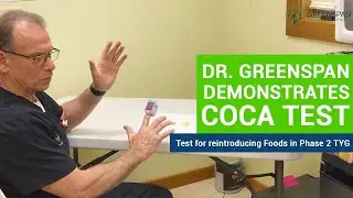 Dr. Greenspan demonstrates COCA Test