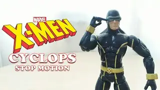 Marvel X-Men Cyclops Stop Motion Test Laser blast