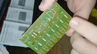 Put together a little electric circuit board that makes music notes.