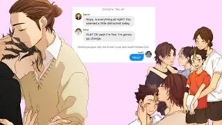 Nishinoya Has a Heartbreaking Secret || Part (2/2) of a Asanoya Texting Story