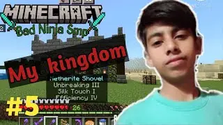 making my kingdom in Minecraft (bad ninja smp)