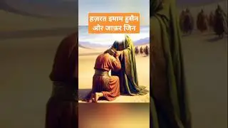 KARBALA ME HAZRAT IMAM HUSSAIN AUR JAFAR E JIN KA WAQIYA💚 #hussain #karbala #ytshorts#facts #jin #yt