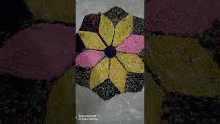 paydan ka new design..saree ya chunni se bnaye #doormat #gorpochhna#viralvideo #paydan#shortvideo