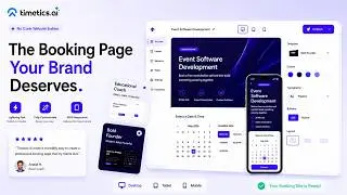 Create High-Converting Booking Pages Without Coding | Timetics AI 🚀