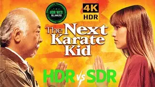 HDR DV WCG ANALYSIS The Next Karate Kid 1994 4K UHD REVIEW vs 1080p BD SDR 100nits