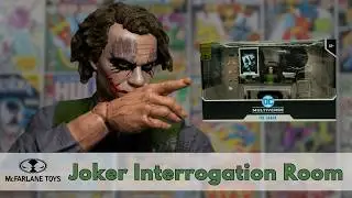 McFarlane Toys - DC Multiverse - The Joker Interrogation Room (The Dark Knight) Gold Label