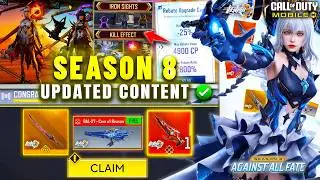 Season 8 Updated FREE Mythics | Rebate | Legendary Skins Showcase | COD Mobile | CODM Leaks