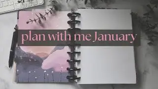 Plan With Me January | Happy Planner Classic | Sterling Ink Daily Planner