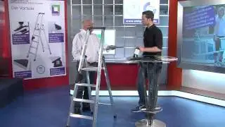 G&Uuml;NZBURGER MUNK Steigtechnik - Stufenleiter mit ergoPad | MEIN ROLLGER&Uuml;ST