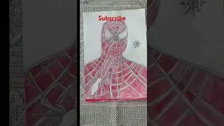 spiderman drawing || @art @spider man @realistic drawing