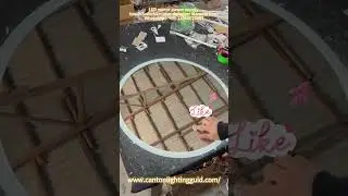 How to diy circle vanity mirror with LED strips, LED mirror touch sensor switch with 96W MAX driver.