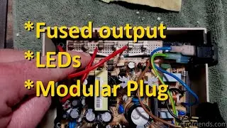 My Amiga 500 Power Supply Build. LEDs, Fuses, and Modular Cord