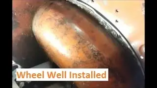 1970 Datsun 240Z Restoration - Part 3 Outer Wheel Well Installed