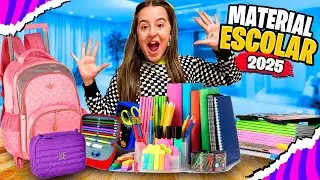 ORGANIZANDO MEU MATERIAL ESCOLAR DE 2025 ! *JUNTO COM VOCÊS ! MARCELA JARDIM