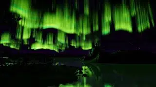 528 Hz The Magical Aurora Borealis! Watch & Relax with the Celestial Dance of the Northern Lights