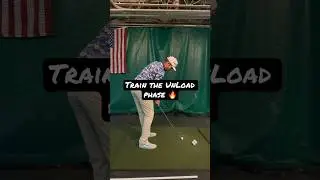 Train the UNLOAD phase #golfswing