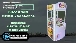 Buzz & Win crane by The Really Big Crane Co. (Amusement Expo 2020)