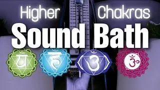 Hypnosis + Sound Bath to Contact Higher Intelligence (crown, 3rd eye, throat & heart chakra)