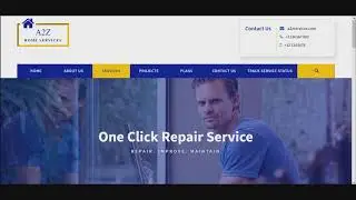 Home Services Website Template | Download Free Website Template