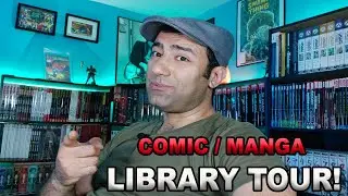 Comic/Manga Library Tour! Darkhorse, Image, Marvel, Dc/Vertigo! Comic Collection!