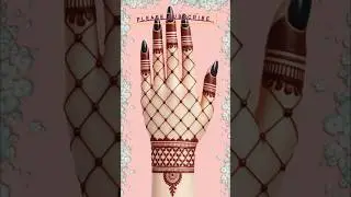 Simple Dotted Mehandi Design / #mehndi #ytshorts #youtubeshorts #shorts