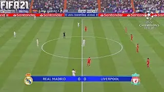 FIFA 21 | Real Madrid vs Liverpool - UCL Champions League - Full Match & Gameplay