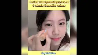Anti-wrinkle VC eye essence oil, ball design, easy to apply, lighten eye wrinkles