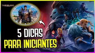 5 DICAS IMPORTANTES NO TARISLAND!! COMO CONSEGUIR GOLD, QUAL PROFISSÃO ESCOLHER E MUITO MAIS