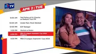 [HD] RPTV - Morning to Afternoon Program Schedule [02-APR-2024]