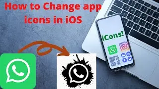 Change app icons in ios | (Customise WhatsApp icon)