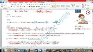 N3 文法　84　～わけにはいかない　World Language Centre (Inzali Aung )