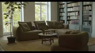 Micadoni Bloom Corner Sofa: Light Green Velvet Tour & Styling | Micadoni