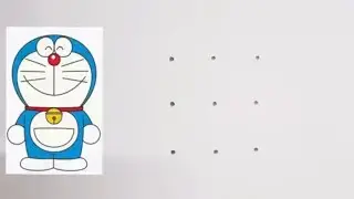 Doraemon drawing step by step 3&times;3 bindu doraemon toys // my penting artists mehul support karo 